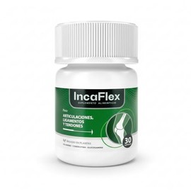 Incaflex Suplemento Alimenticio 100% Natural | 30 Cápsulas | Colágeno, Curcuma, Cola de caballo.