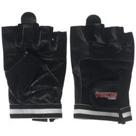 Grizzly Fitness Grizzly Paw Leather Training Gloves for Men and Women | Sold in Pairs, Large