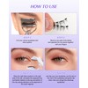 Magnetic Eyelashes Natural Look Doll Eye Magnetic Lashes 2 Pairs