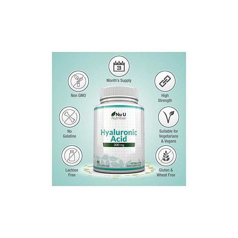 Hyaluronic Acid 300mg | 90 Capsules (3 Month Supply) |
