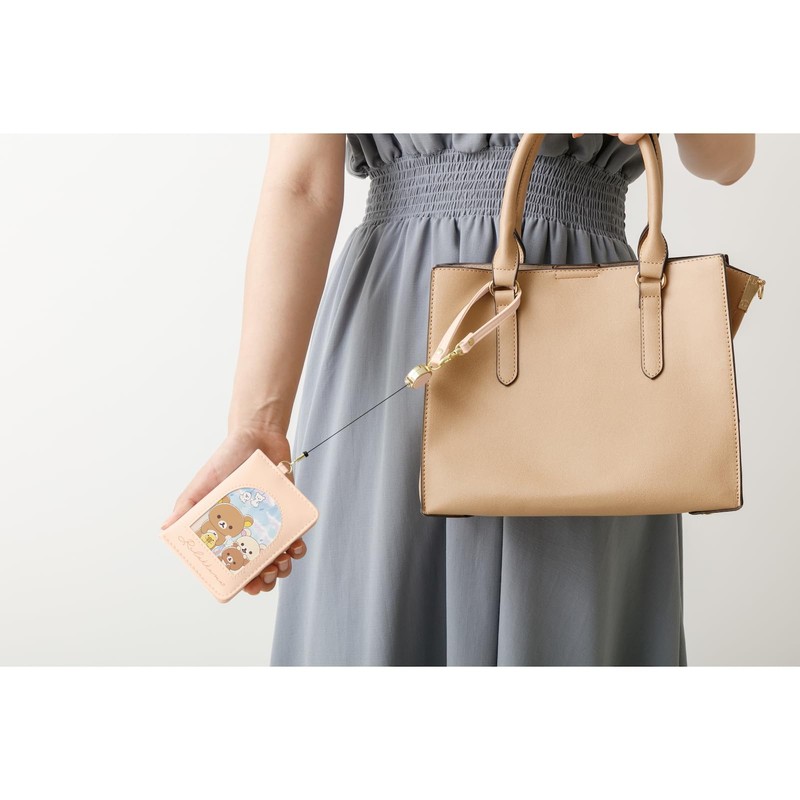 San-X Rilakkuma PB71701 "Rain and Sunny Rilakkuma" Pass Case with