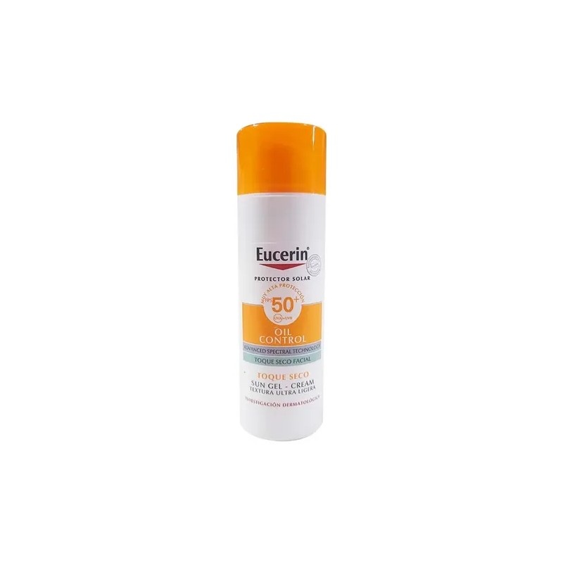 Protector Solar Eucerin Crema-gel Oil Control Toque Seco 50+