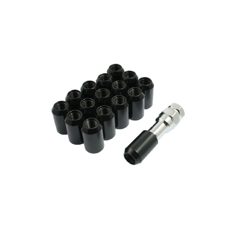 sourcing map 16 Pcs Locking Hex Closed End Lugnut Wheel