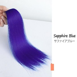 Extensions One-touch Hair Extensions Color Extensions Inner Color Point Color Highlight Mesh Hair Tape Extensions Medium Semi-Long 38cm (Sapphire Blue)