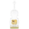 Cello Shaped Music Box with LED Lights Transparent Musical Box
