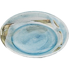 Someho Kiln 307-02-563 Plate, Turkey, Share Plate, Blue, Approx. φ6.4 x 1.1 inches (16.2 x 2.8 cm)
