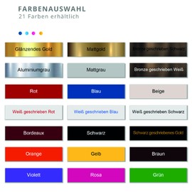 Disabled Toilet Sign (Handicapé) - Sticker Toilet Door Sign PVC 10 x 15 cm - 21 Colours Available - 21 Colours Available (Or Brilliant - Shiny Gold)