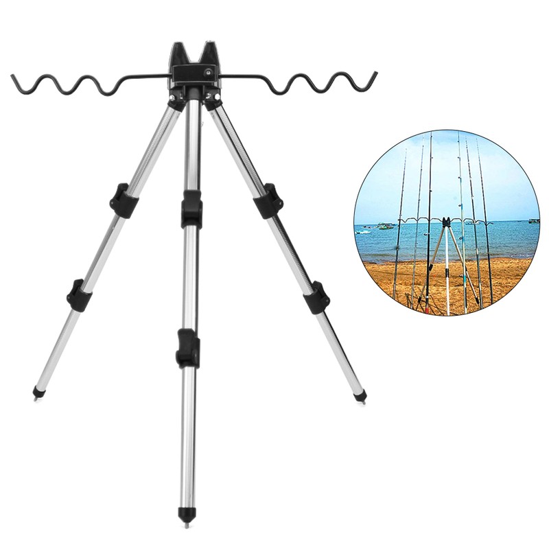 Fishing Rods Tripod Stand Telescopic Aluminum Alloy Fishing Rod Holder