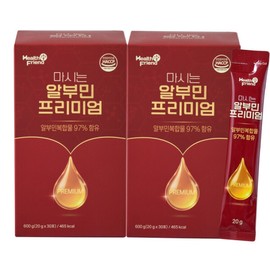 Product name / 마시는 알부민 프리미엄 2박스 총60포 먹는 액상 난백알부민 타우린 L아르기닌 함유