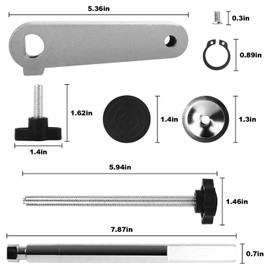 630065-00 Miter Saw Accessories for DeWalt DW703,DW705,DW706,DW708,DW713,DW715,DW716 DW717 DW718 DWS779 DWS780 (630065-00 Miter Saw Clamps set of 2)