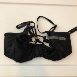Victoria's Secret Victoria’s Secret Swimsuit 34DD Wicked Black Push Up Shimmer New