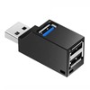 TRkin USB Hub 3.0 Direct Plug 3 Ports 1 USB