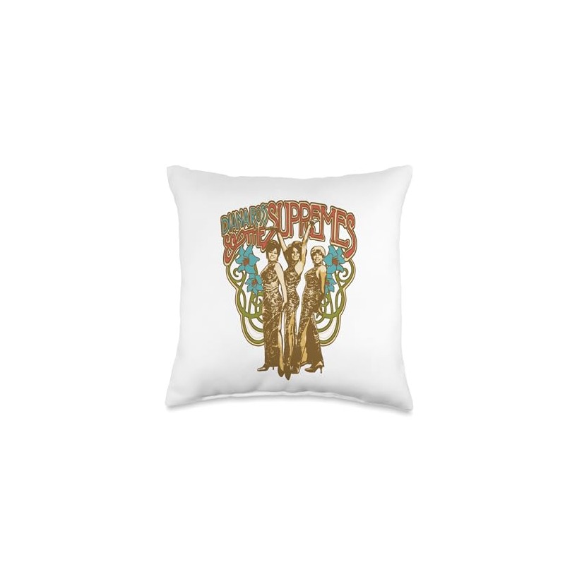 Control Industry Diana Ross-Mucha Style Throw Pillow, 16x16, Multicolor