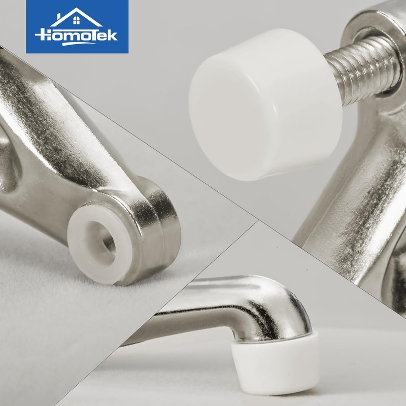 HOMOTEK 2 Pack Hinge Pin Door Stoppers, Hing Door Stops,