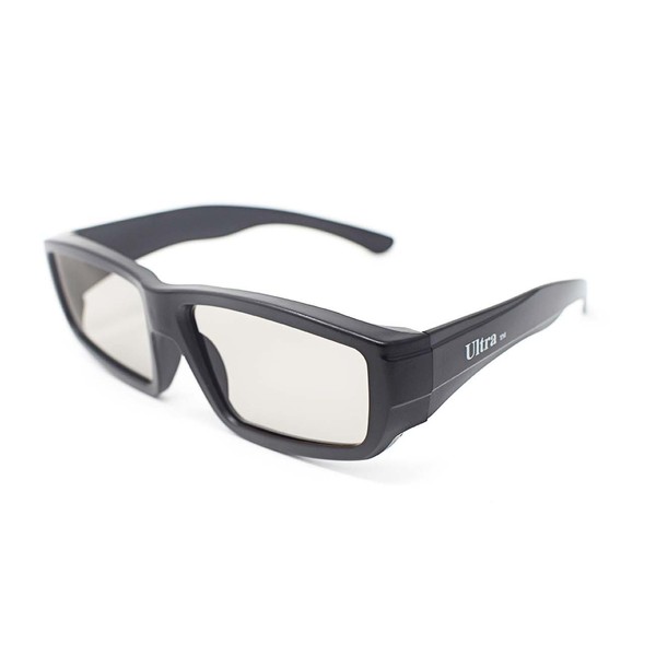 Ultra 4 Black Adults Passive 3D Glasses for TV Men