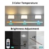 wowatt Rechargeable Battery Operated Ceiling Light, Motion Sensor Light Indoor