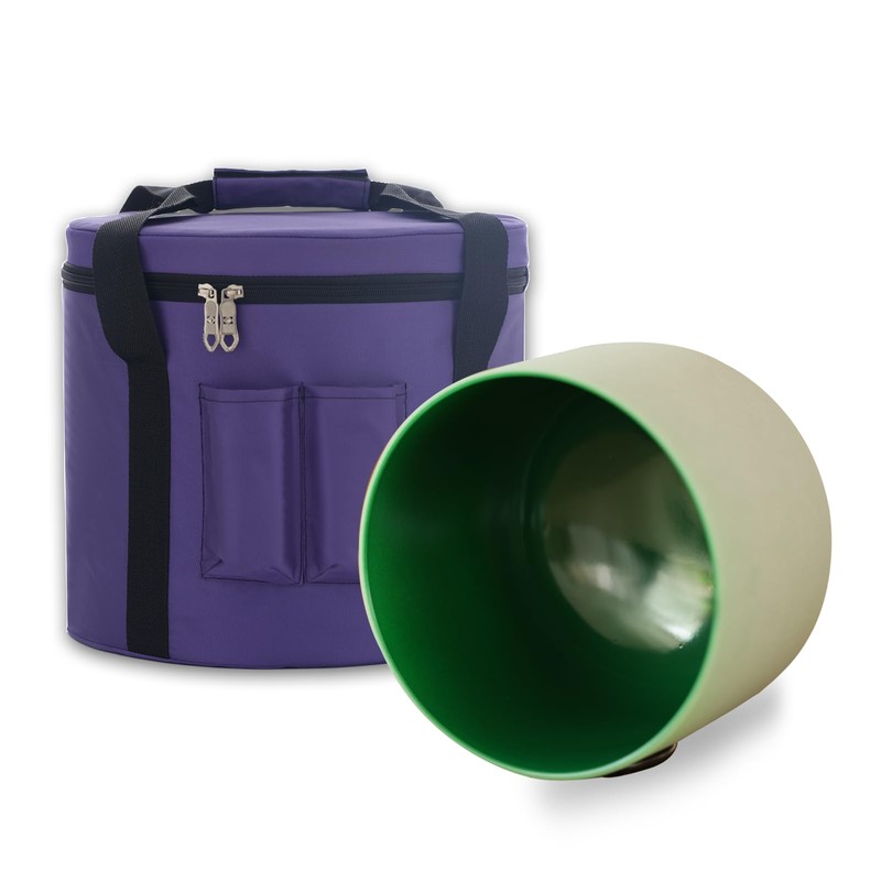 KVKA 432 Hz Heart Chakra Crystal Singing Bowl Green Color