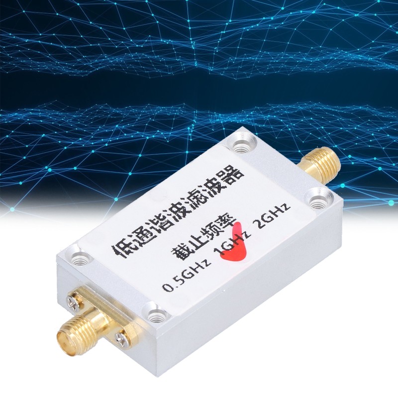 Harmonic Filter ADF4351 SMA Interface 1GHZ Cutoff Frequency CNC Aluminum