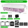 LHS Multifunctional Food Chopper - 10 in 1 Veggie Slicer,