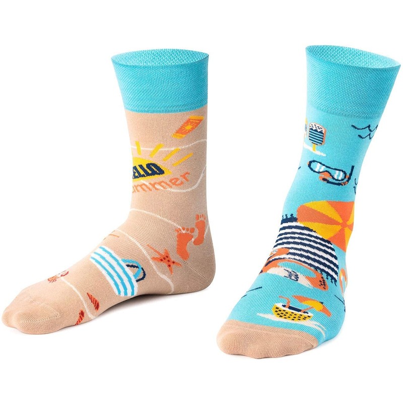Todo Colours Funny Socks with Motif, Multicoloured, Colourful, Crazy for
