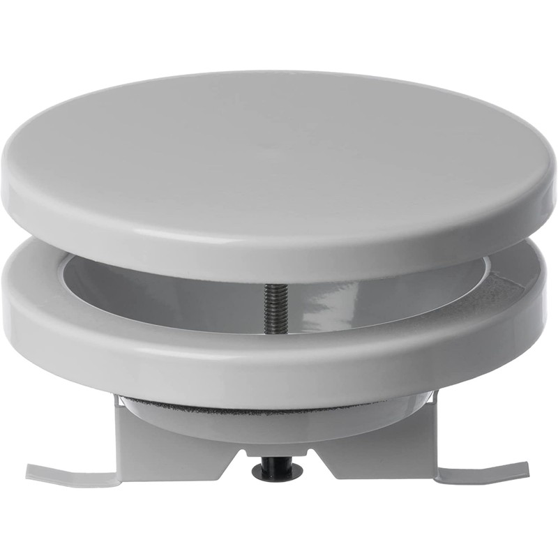 Diameter 100 mm White Metal Anemostat - Supply Air Disc