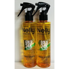 2-Pack Nelly Professional ~ Gold 24 Keratin Hair Treatment 6.76 fl oz Each