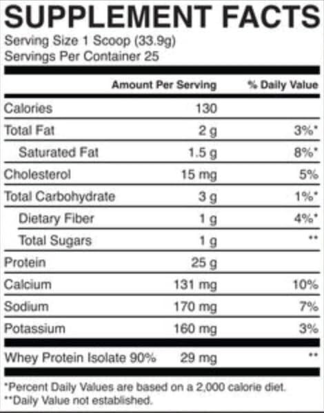 RAW CBUM Itholate Protein 1.72 LBS  25 serviciosProteina isolada (MAPPLE WAFFLE)