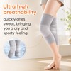 Mivoro Bamboo Knee Sleeve for Knee - One Pair Bamboo