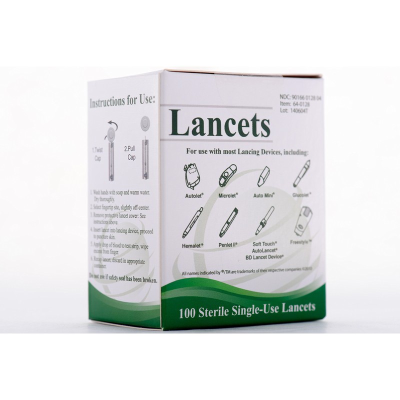 Easy Glide Twist Top Lancets 28G (100 Count)