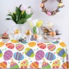 4Pcs Easter Tablecloth Easter Eggs Table Cloths 51x86 inch Easters