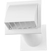 Vent Systems 4'' Inch Plastic Adjustable Through Wall Ventilation Kit