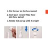 ATIE 280, 380, 180 Pool Cleaner Hose Swivel D20 and
