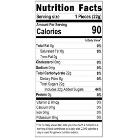 Fruidles Rock Candy Lollipops Pops Candy Suckers, Color and Flavor Assortment, Individually Wrapped, 6.5" (Strawberry, Pack of 6)