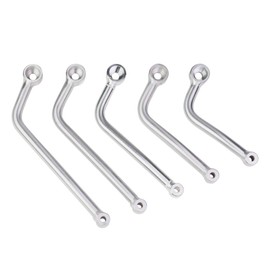 NANKAI MSTL225RR-50 General Purpose Muffler Stay, φ16, RR Type, Silver