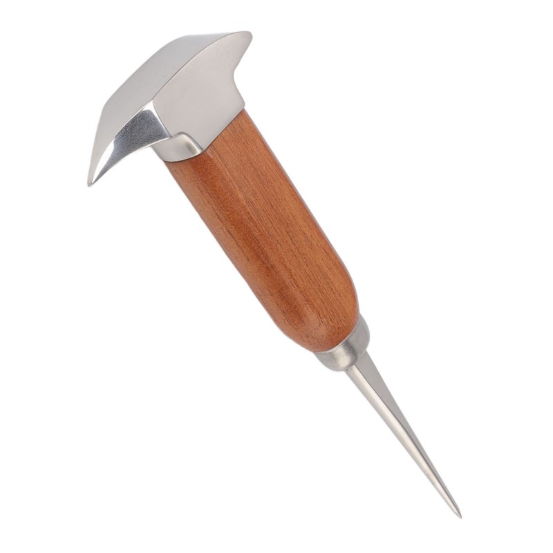 304 Stainless Steel Ice Chisel Wooden Handle Ice Chipper Hand