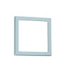 Cover Frame 1 Gang Chrome Matte Gloss Loose