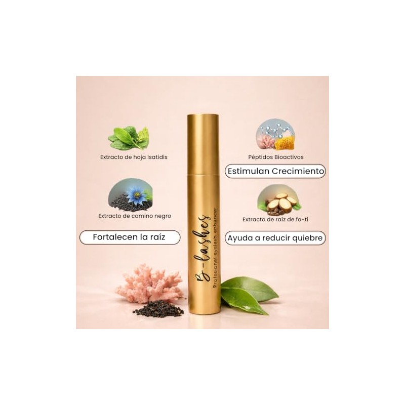 B-LASHES suero de origen natural para el crecimiento y fortalecimiento