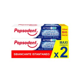 Pepsodent Toothpaste 125 ml Natural Whitening | Anti-Tartar | Big Pack (2 x 125 ml Pack)