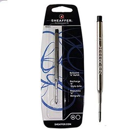 3 PACK - Sheaffer K Ballpoint Pen Refill, Medium Point, Black Ink (SHF99335) by Sheaffer