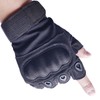 2PCS Half Finger Hard Knuckle Gloves Breathable Wear Resistant Combat