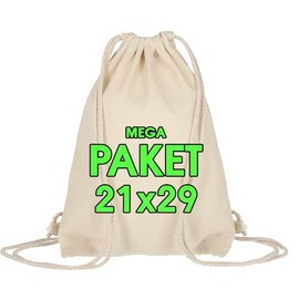 Turnbeutel 25 St√ºck 21 x 29 cm ‚Äì Kleine Sportbeutel Baumwollbeutel - Tote Bag - Basteln Kindergarten - Hipster Stofftasche, Beutel, Jutebeutel OEKO-TEX¬Æ gepr√ºft Stoffbeutel Sack zum gestalten Natur