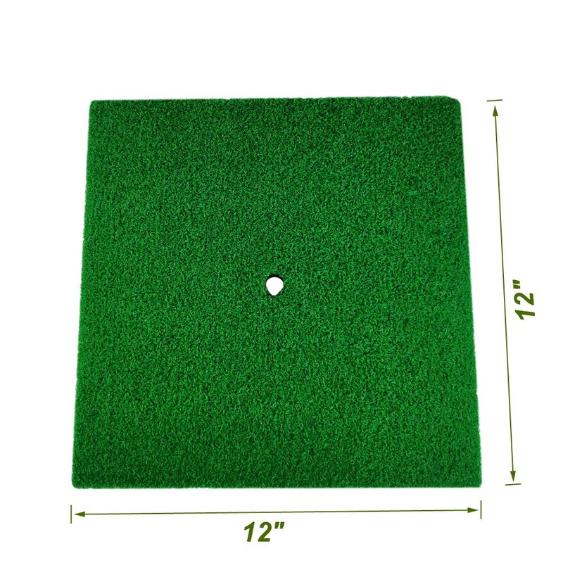 Golf Hitting Mat Golf Practice Mat with Rubber Tees &