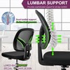 TTD TIANTIANDA Mesh Back Armless Computer Office Desk Chair Swivel