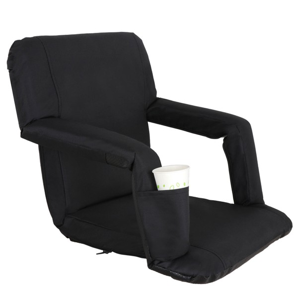 SEGAWE Stadium Seat for Bleachers 5 Reclining Positions Adjustable Stadium