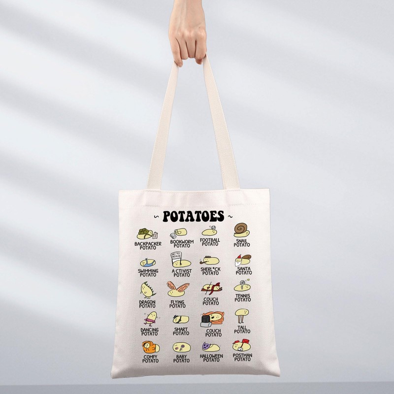 MYSOMY Potatoes Tote Bag - Lover's Gift - Shopping &