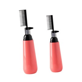 Beavorty 2pcs Hair Dye Comb Professional Salon Hair Coloring Dispenser Bottle Easy Application