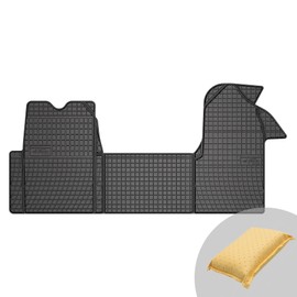 FROGUM EL Toro Rubber Mats All Year Round Set of Car Floor Mats for Renault Master II 2003-2010 | Durable Rubber Material | 1.5 cm Protective Edge