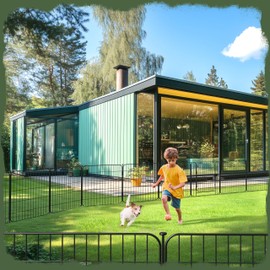 Yaheetech Dog Playpen for Puppy/Small Dogs, Foldable Pet Pen Expandable Fence with Door for Indoor/Outdoor Use, 24 inch 16 Panels