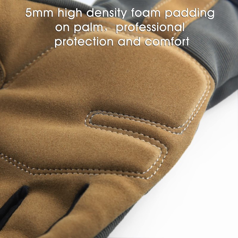 FOUR-AM Work Gloves Men&Women Breathable & High Dexterity TouchScreen Performance