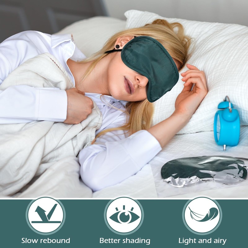 Tarpop 200 Pcs Eye Mask Sleeping Blindfold Eye Cover with